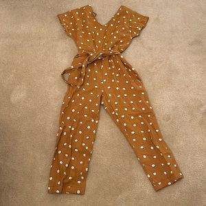 Women’s polka dot jumpsuit